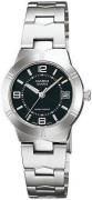 Casio Dameur LTP-1241D-1ADF Classic Sort/Stål Ø25 mm