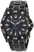 Bulova Herreur 96B153 Precisionist Sort/Carbon Ø45 mm