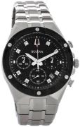 Bulova Herreur 98D170 Diamond Sort/Stål Ø40 mm