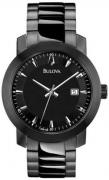 Bulova Herreur 98B196 Sort/Stål Ø40 mm