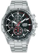Lorus Herreur RM391HX9 Sport Sort/Stål Ø43 mm