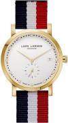 Lars Larsen Dameur WH137GW/ANG18 Helena Hvid/Gummi Ø36 mm