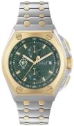 Philipp Plein Herreur PWGAA0521 Extreme Grøn/Stål Ø44 mm