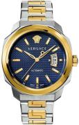 Versace Herreur VEAG00222 Dylos Automatic Blå/Guldtonet stål Ø42 mm