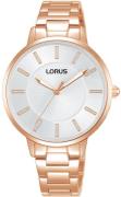 Lorus Dameur RG220VX9 Ladies Sølvfarvet/Rosaguldtonet stål Ø34 mm