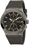 Guess Herreur GW0491G1 Jet Sort/Gummi Ø45 mm