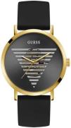 Guess Herreur GW0503G1 Idol Sort/Gummi Ø44 mm