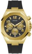 Guess Herreur GW0583G2 Empire Sort/Gummi Ø46 mm
