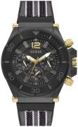 Guess Herreur GW0415G3 Pilot Sort/Gummi Ø50 mm