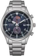 Citizen Herreur CA7028-81L Eco Drive Blå/Stål Ø43 mm