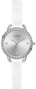 Guess Dameur GW0099L1 Sølvfarvet/Læder Ø30 mm