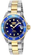 Invicta Herreur 8928OBXL Pro Diver Blå/Gul guldtonet stål Ø43 mm