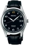Seiko Herreur SJE081J1 Presage Sort/Læder Ø39.5 mm