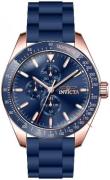 Invicta Herreur 38406 Aviator Blå/Gummi Ø45 mm