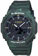 Casio Herreur GA-2100FR-3AER G-Shock Sort/Resinplast Ø45.4 mm