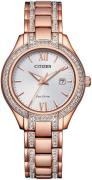 Citizen Dameur FE1233-52A Silhouette Sølvfarvet/Rosaguldtonet stål