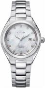 Citizen Dameur EW2611-87D Titanium Hvid/Titanium Ø31 mm