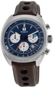 Tissot Herreur T124.427.16.041.00 Heritage Blå/Læder Ø43 mm