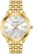 Bulova Herreur 97B180 Classic Sølvfarvet/Gul guldtonet stål Ø41 mm