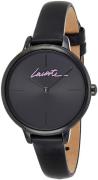 Lacoste Dameur 2001123 Sort/Læder Ø34 mm