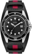 Guess Herreur W1051G1 Sort/Læder Ø44 mm