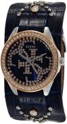 Guess Dameur W1140L3 Analog Blå/Læder Ø36 mm