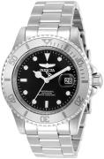 Invicta Herreur 34022 Pro Diver Sort/Stål Ø40 mm