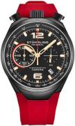 Stührling Original Herreur 894.04 Torero Sort/Gummi Ø42 mm