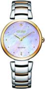 Citizen Dameur EM0854-89Y Dress Rosa/Gul guldtonet stål Ø32 mm