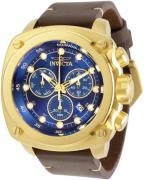 Invicta Herreur 32106 Blå/Læder Ø54 mm