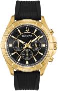 Bulova Herreur 97A137 Sort/Gummi Ø43 mm