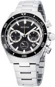 Bulova Herreur 98B298 Bracelet Sort/Stål Ø45 mm