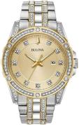 Bulova Herreur 98K106 Guld/Gul guldtonet stål Ø43 mm