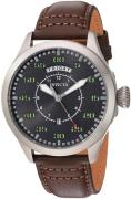 Invicta Herreur 22973 Aviator Grå/Læder Ø45 mm
