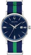 Bulova Herreur 96B316 Aerojet Blå/Tekstil Ø39 mm