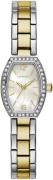 Bulova Dameur 45L168 Caravelle Hvid/Gul guldtonet stål