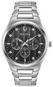 Bulova Herreur 96D143 Diamond Sort/Stål Ø42 mm