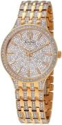 Bulova Herreur 98A229 Krystalludsmykket/Gul guldtonet stål Ø40 mm