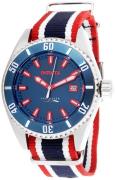 Invicta Herreur 30090 Blå/Tekstil Ø46 mm