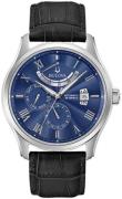 Bulova Herreur 96C142 Classic Blå/Læder Ø43 mm