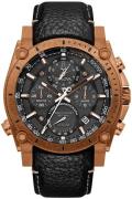 Bulova Herreur 97B188 Precisionist Grå/Læder Ø46.5 mm