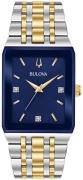 Bulova Herreur 98D154 Blå/Gul guldtonet stål