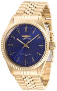 Invicta Herreur 29386 Specialty Blå/Gul guldtonet stål Ø43 mm