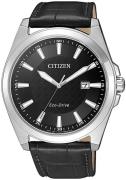 Citizen Herreur BM7108-14E Eco Drive 180 Sort/Læder Ø41 mm