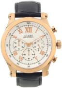Guess Herreur W1105G4 Hvid/Læder Ø47 mm