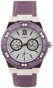 Guess Dameur W0775L6 Limelight Sølvfarvet/Læder Ø38 mm