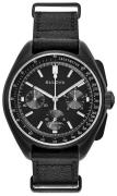 Bulova Herreur 98A186 Sort/Stål Ø45 mm
