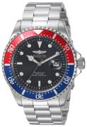 Invicta Herreur 23384 Pro Diver Sort/Stål Ø48 mm