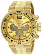 Invicta Herreur 25076 Pro Diver Guld/Gul guldtonet stål Ø52 mm