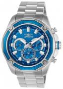 Invicta Herreur 22804 Aviator Blå/Stål Ø48 mm